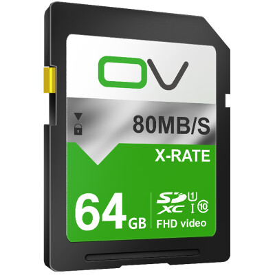 

OV SD card 64G 80MB s memory card class10 high-speed storage SDHC SLR digital camera professional high-definition camera car flash memory card