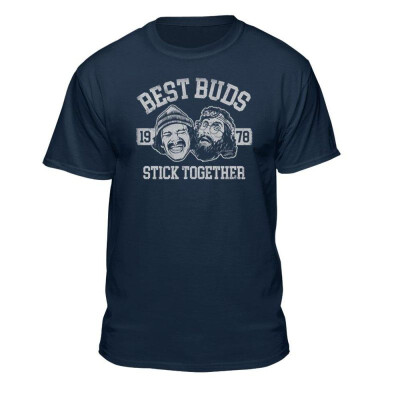 

Cheech & Chong Best Buds Stick Together Collegiate T-Shirt