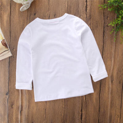 

Infant Toddler Kids Baby Boys Girls Long Sleeve Unicorn T-shirt Tops Tees Outfit