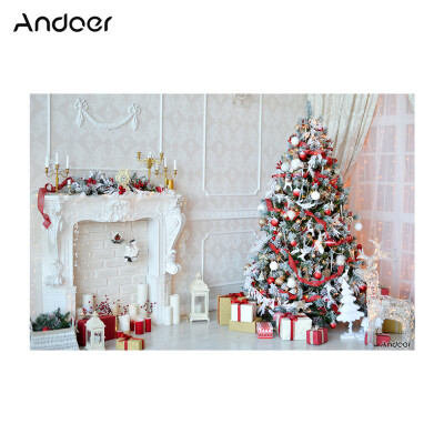 

Andoer 21 15m7 5ft Christmas Backdrop Deer Fireplace Gift Photography Background Children Kids Photo Studio Pros