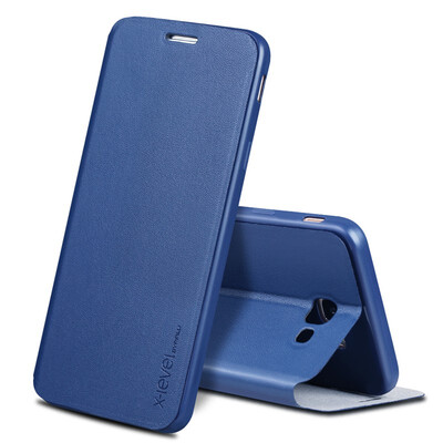 

X-Level Phone Case For Samsung Galaxy J7 DuoJ8 2018J6 Plus 2018J4 Plus 2018J6 PrimeJ4 Prime Luxury Slim Flip Leather Concise