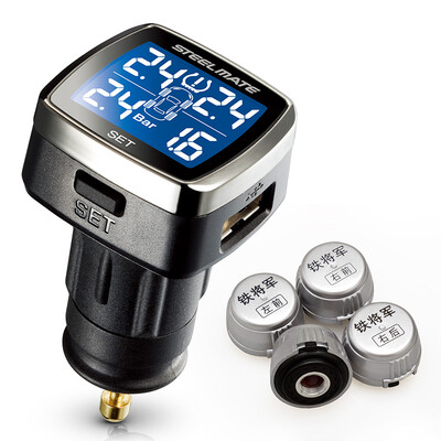 

Iron mate tire pressure monitoring wireless digital display external 860W with USB interface