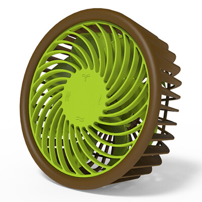 

Style (sty! Epie) A201 desktop ultra-quiet refrigeration mini portable large wind power fan fan kiwi