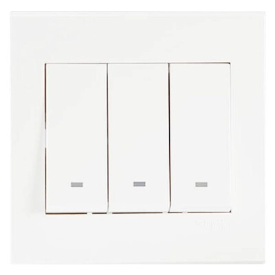 

Schneider (Schneider) switch socket switch panel four open dual control switch superior series of white
