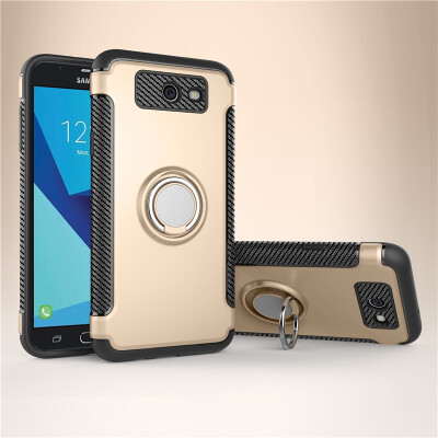 

Fivice Samsung Galaxy J7 2017 case PC metal ring shell magnetic car bracket TPU phone case