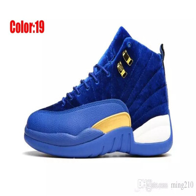 

High Quality 12 12s mens basketball shoes sneakers OVO White Gym Red Dark Grey women Basketball Shoes Taxi Blue Suede Flu Game CNY