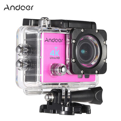 

Andoer Q3H 2" Ultra-HD LCD 4K 25FPS 1080P 60FPS Wifi Wireless Connection 16MP Action Camera 170°Wide-Angle Lens with Diving 30-me