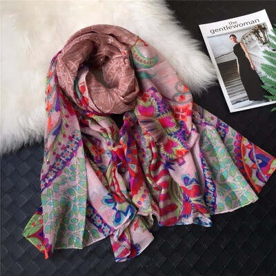 

New Fashion Summer Beach Scarves Print Desigues Women Scarf Cute Cappa Sun Block Voile Shawl Shirts