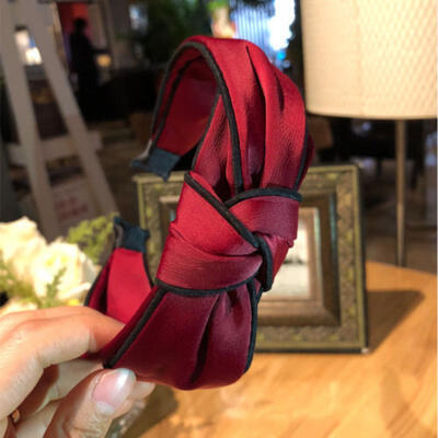 

Women Headband Twist Hairband Bow Knot Cross Velvet Headwrap Hair Band Hoop UK