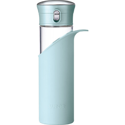 

Su Boer supor a key opening&closing heat-resistant glass · crystal rhyme series cup 350ml sky blue KC35AY2