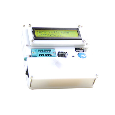 

Multifunctional Transistor Tester DIY Kit Resistor Capacitor Triode Electronic Measurement with Acrylic Shell&Parts Set