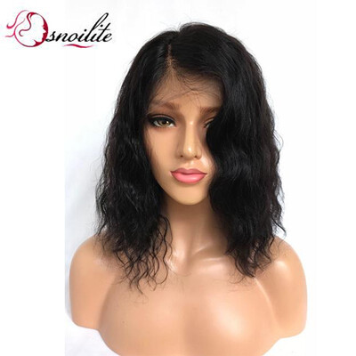 

Blonde Bob Wig Human Hair Brazilian Virgin Hair Glueless Short Bob Wig Straight Middle Part Machine Made Human Hair Wigs for women