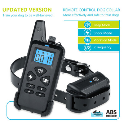 

Dog Static Shock Collar Training Vibration Collar Waterproof Beep Shock&Vibration 300 Meters Rechargeabe Shock Collar Dog Trai