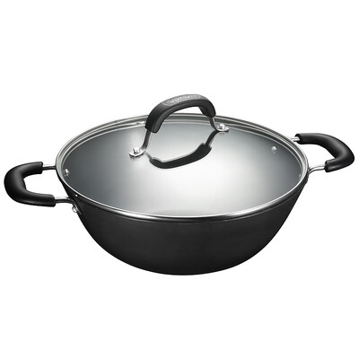 

Jingdong Supermarket Supor supor cast iron binaural uncoated deep wok 34CM wearable iron cooker gas induction cooker general FC34Y1