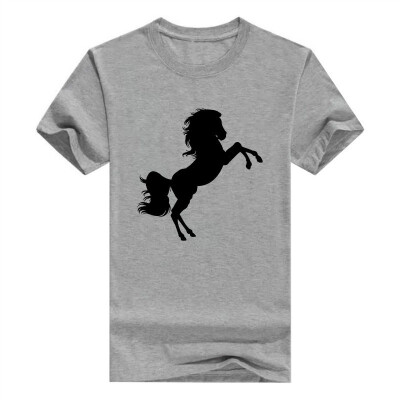 

Black Stallion Horse Silhouette Riding Love T-Shirt