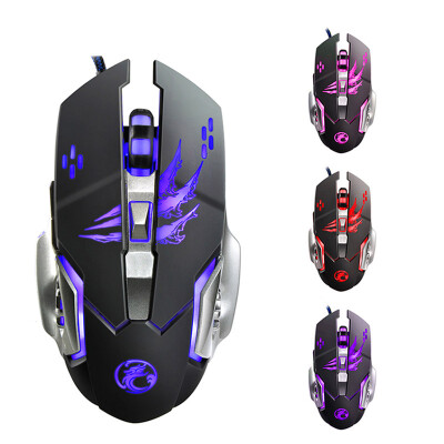 

Apedra A8 Wired Gaming Mouse Macro Definition Programming Four-Color Breathing Light Electrical Weight