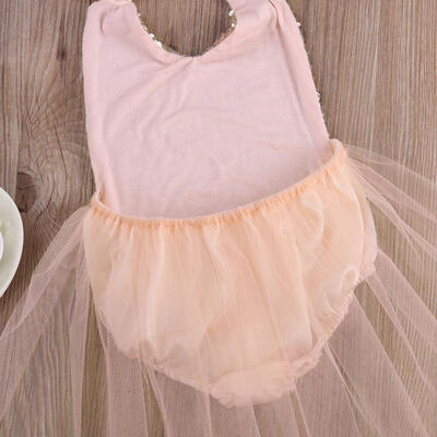 

Baby Girl Kids Sequins Tulle Bodysuit Romper Sunsuit Outfits Sunsuit Dress UK