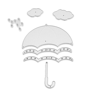 

UpperX 1 set 7 New Arrival Umbrella Weather Cutting Dies Embossing Stencil Card Decoration Scrapingbook DIY Crafts