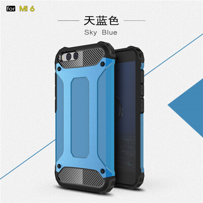 

Fivice Xiaomi MI 6 case Luxury Silicone Diamond Armor PC Hard Shell Phone Case
