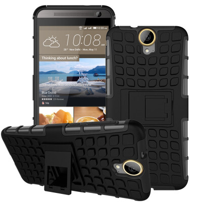 

Fivice HTC one E9 PlusE9 Case TPU anti-fall tire pattern back clip bracket phone case