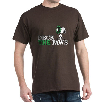 

CafePress - Snoopy Deck The Paws - 100 Cotton T-Shirt