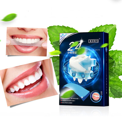 

White LUXE Whitestrips Advanced Vivid Teeth Whitening Strips Oral Hygiene Dental White each box of seven