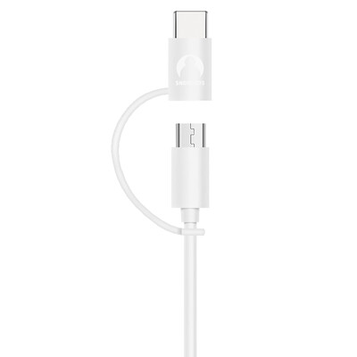 

Snowkids Micro USB / Type-C комбо музыка как телефонные линии / зарядный кабель 1,2 м относится к музыке, как белый / Meizu / Huawei / проса / Samsung