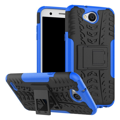 

Fivice LG X Power 2K10 powerLV7 Case TPU anti-fall tire pattern back clip bracket phone case