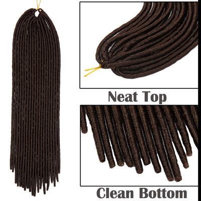 

Straight Faux Locs Dreadlocks Crochet Braids Hair Straight Goddess Locs Twist Braiding Hair Extensions