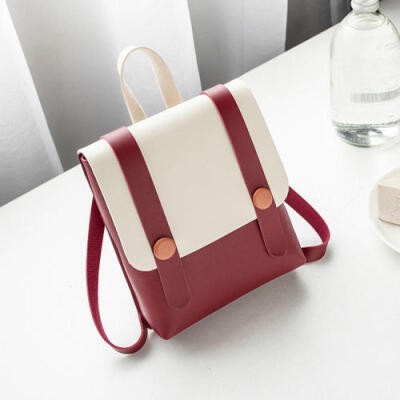 

Womens Small Tote Backpack Satchel Shoulder Rucksack Mini Bag Travel PU Leather