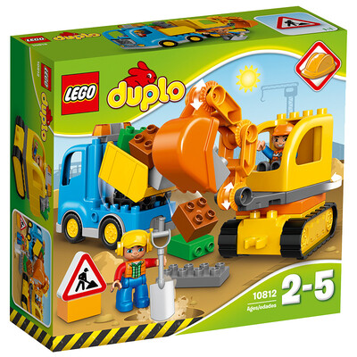 

Lego Depot Series 2 лет -5 лет грузовик и экскаватор костюм 10812 Детские развивающие игрушки лего