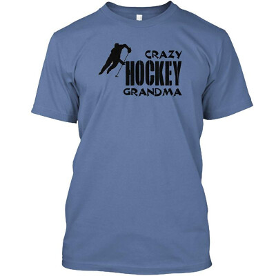 

Crazy Hockey Grandma Tshirt - Hanes Tagless Tee