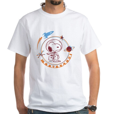 

CafePress - Snoopy Blast Off T-Shirt - 100 Cotton T-Shirt White