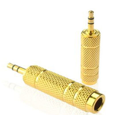 

LEIMAI microphone conversion head 35 to 65 audio adapter microphone audio amplifier adapter 35mm to 65mm male to female plug