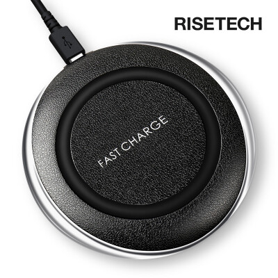 

RISETECH 10W Wireless Charger Qi Fast Wireless Charging Pad Compatible for Samsung Galaxy S9 S8 Plus&iPhone X XR Max 8