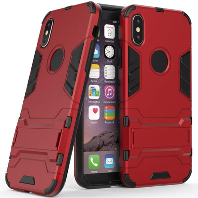 

Case for Apple iPhone  58 inch 2 in 1 Shockproof with Kickstand Feature Hybrid Dual Layer Armor Defender Protective Cover