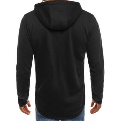 

Mens Zipper Outwear Hoodie Hooded Sweatshirt Coat Jacket Outwear Tops Warm