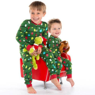 

XMAS PJs Family Matching Dad Mom Kid Christmas Nightwear Sleepwear Pajamas New