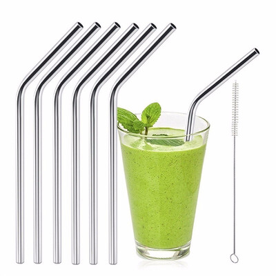

Outdoor Stainless Steel Drinking Straws Free Cleaning Brush Included
