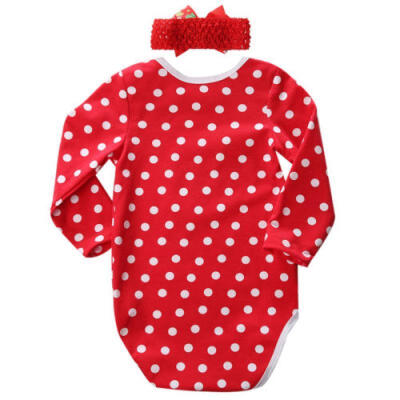 

Infant Baby Romper Bodysuit Girls Boys 1st Christmas Party Outfits Costume Tops