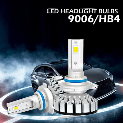 

12V 80W 2PCS Car Headlight Bulb 6000k Super Bright H1 H3 H4 H7 H11 9005 9006 9012 12V LED Headlamp Automobile Fog Lighting