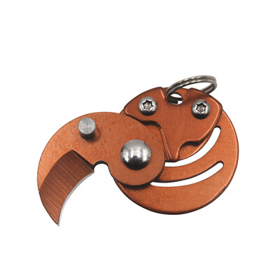 

Outdoor Pocket Tool Mini Foldable Keyring EDC Survival Gadget Small Useful&Handy Stainless Steel Accessory