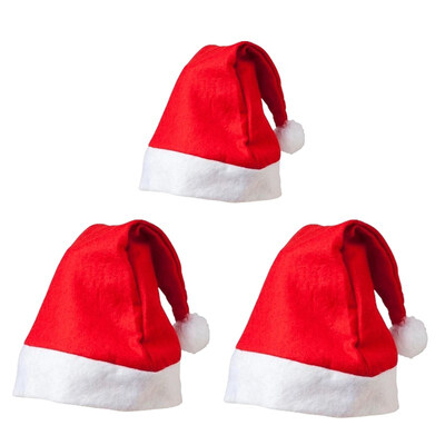 

Non-Woven Adult Children\ Christmas Hat Christmas Gifts 3PCS