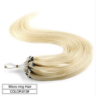 

Amazing Star Brazilian Virgin Hair Straight Micro Loop Hair Extensions Good Quality Human Hair Weave Cheap Price 18 Inches