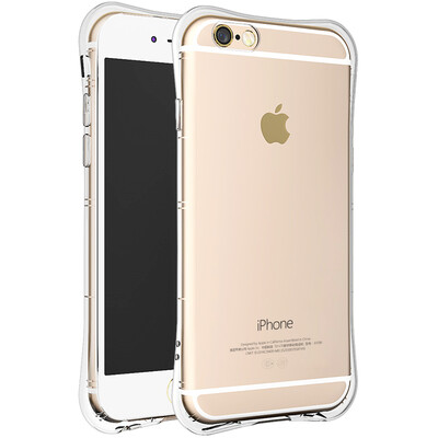 

BIAZE Apple рука 6 / 6S Plus телефонная чехол iPhone6 ​​/ 6S Plus защитная крышка все включено прозрачная прозрачная мягкая раковина Xiaoman Yao серия JK128-прозрачный белый