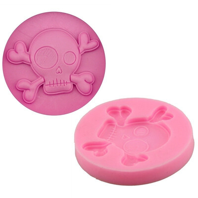 

3D Skull Silicone Cake Molds Fondant Chocolate Baking Tools DIY