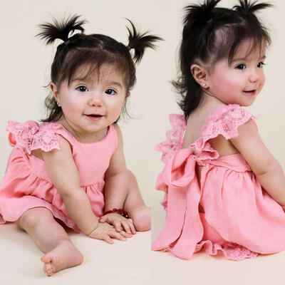 

Newborn Infant Baby Girl Princess Dress Bridesmaid Wedding Party Pageant Dresses