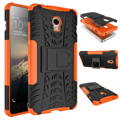 

Fivice Lenovo VIBE P1 Case TPU anti-fall tire pattern back clip bracket phone case