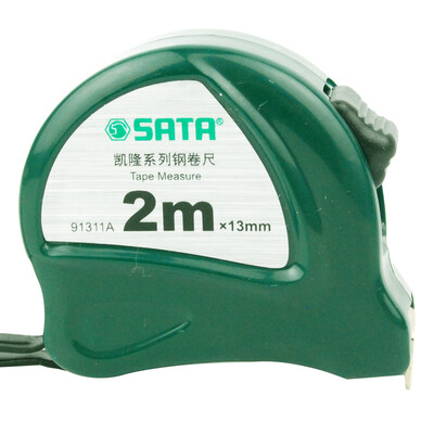 

SATA 91311A CAMLON series 2 m steel tape measure tape measure box scales measuring tool 2mx13mm