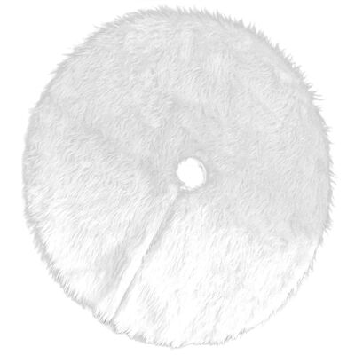 

UpperX Xmas tree skirt 1pc creative white carpet Xmas tree skirt base floor mat Xmas tree Decor New Year supplies90cm 3543inch